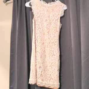 White lace dress